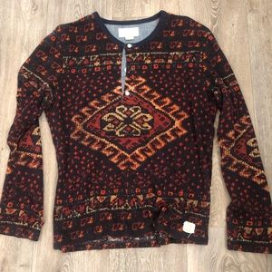 Denim & Supply Ralph Lauren Aztec Henley shirt